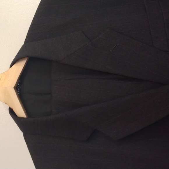 Alexandre London Charcoal Gray Pinstripe Wool Suit 44R (Tailored in England) - Picture 3 of 15